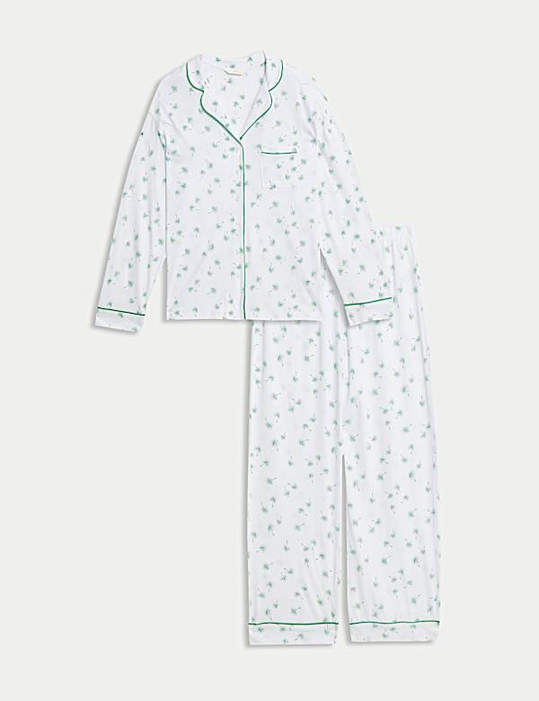 Pyjama en coton et modal avec imprimé - FR