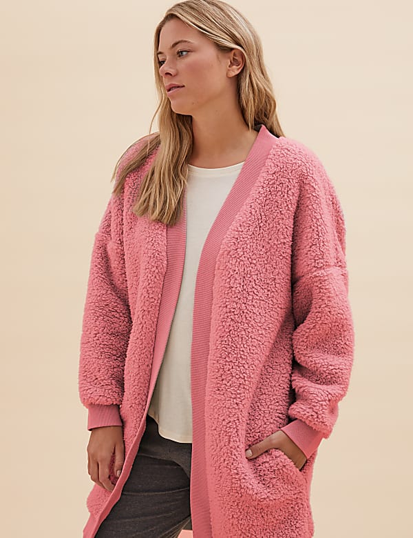 Pink cardigan marks and spencer cheap