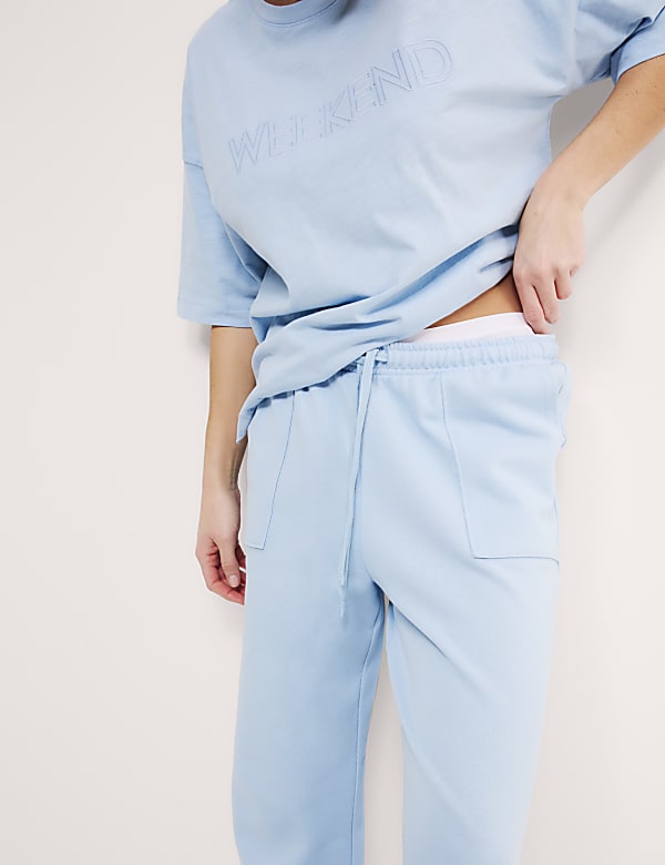 Cotton Rich Slogan Pyjama Set - EE