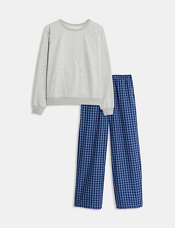 Supersoft Cotton Rich Checked Pyjama Set - NL