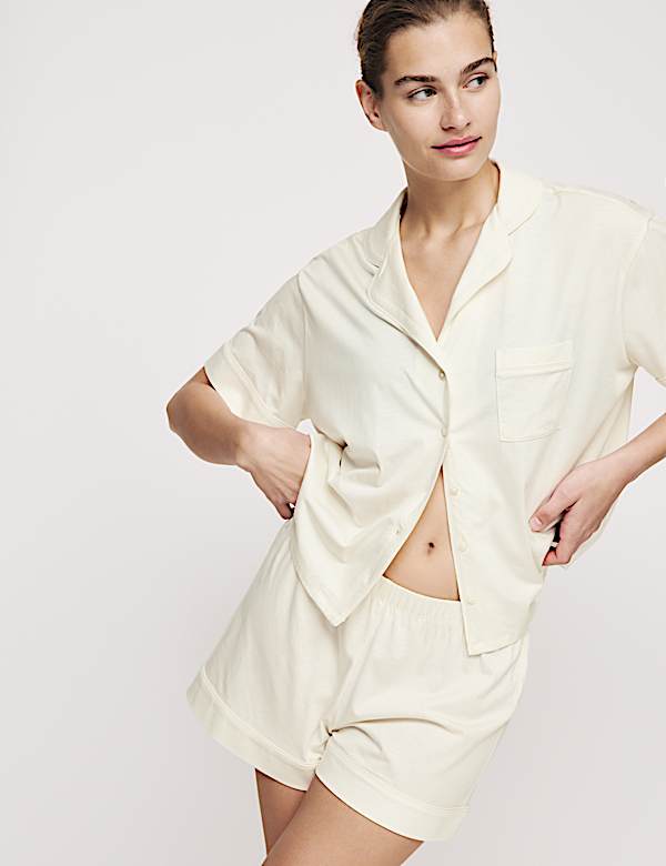 Cotton Modal Revere Shortie Set - EE