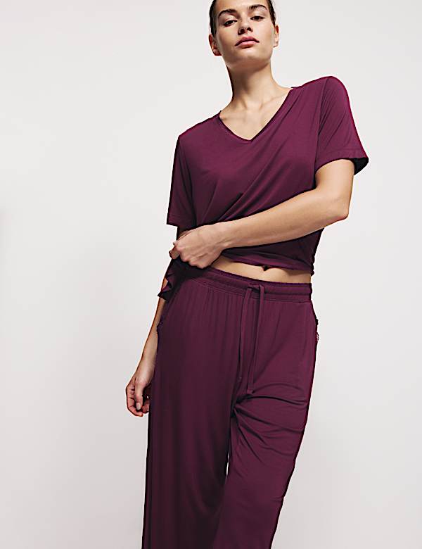 Viscose Lace Pyjama Set