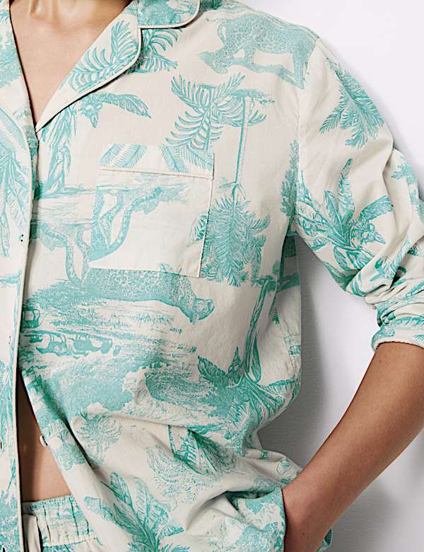 Pure Cotton Cambric Printed Pyjama Set - SI