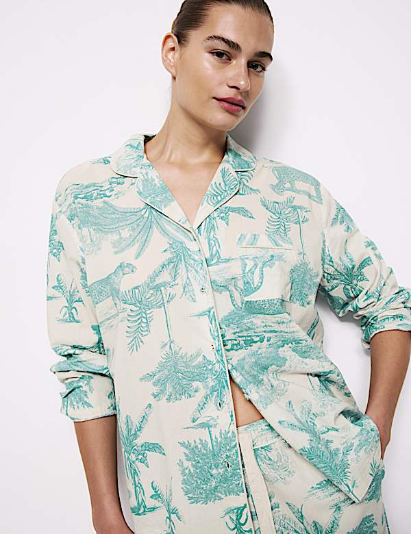 Pure Cotton Cambric Printed Pyjama Set - SI