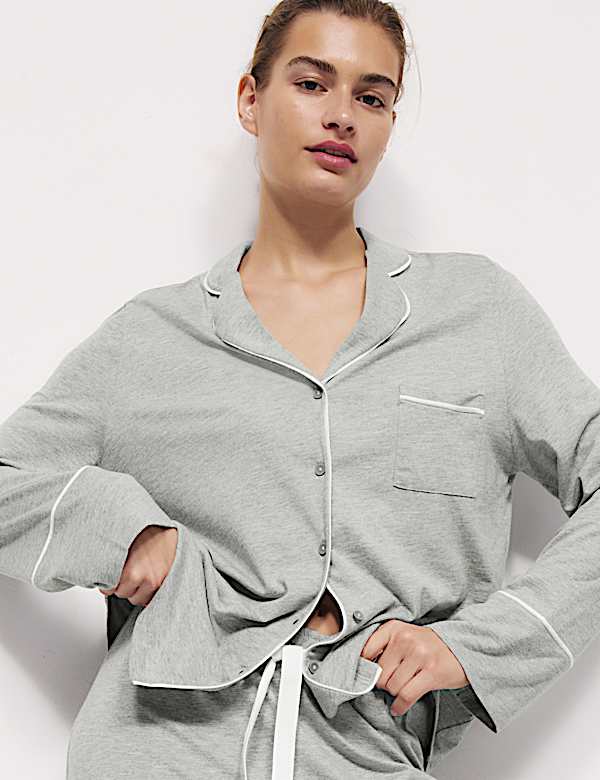 Cotton Modal Revere Pyjama Set - IL