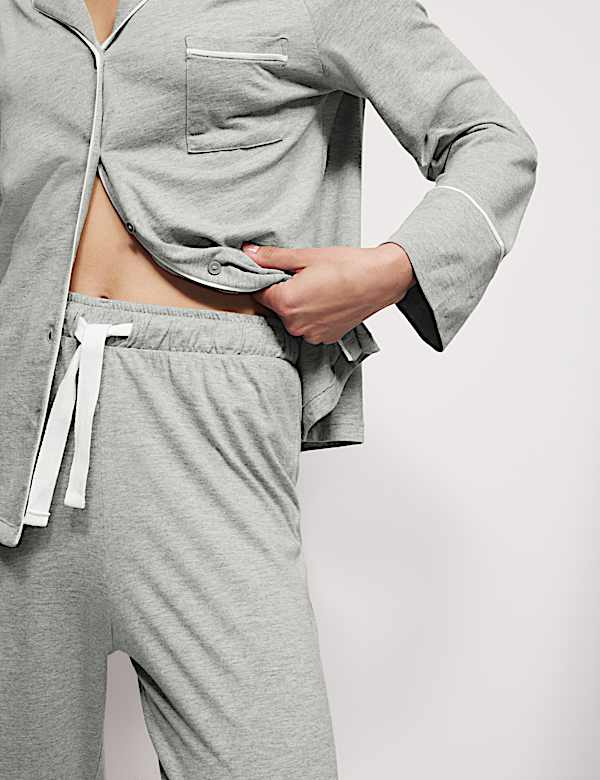 Cotton Modal Revere Pyjama Set - IL