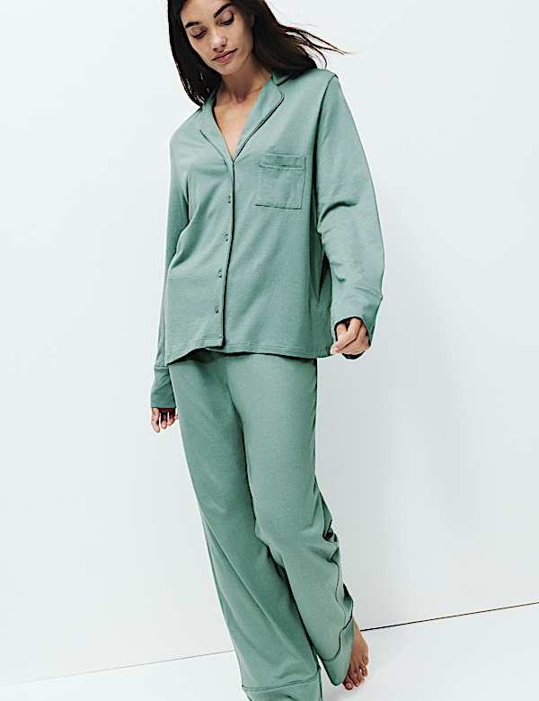 Cotton Modal Revere Pyjama Set - US