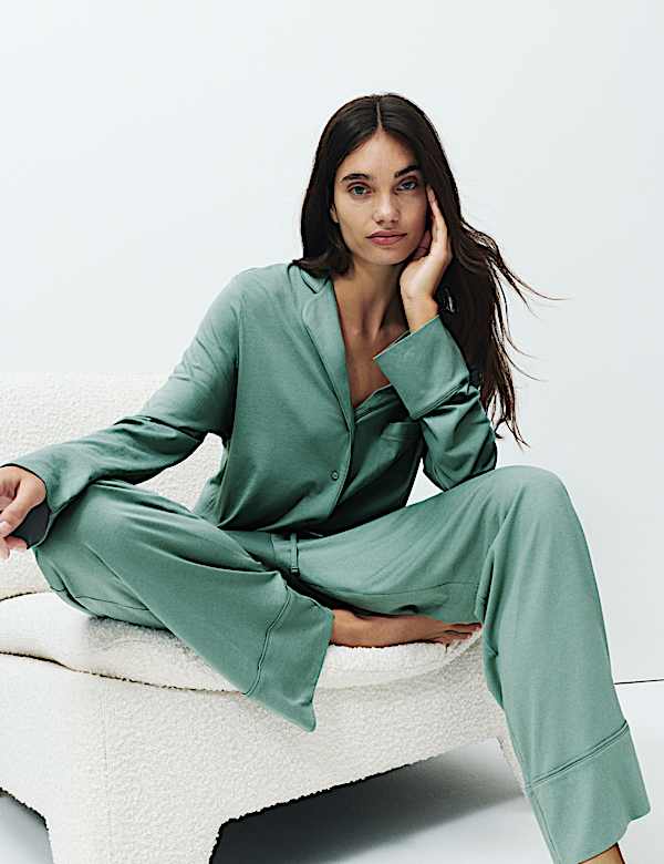 Cotton Modal Revere Pyjama Set - US