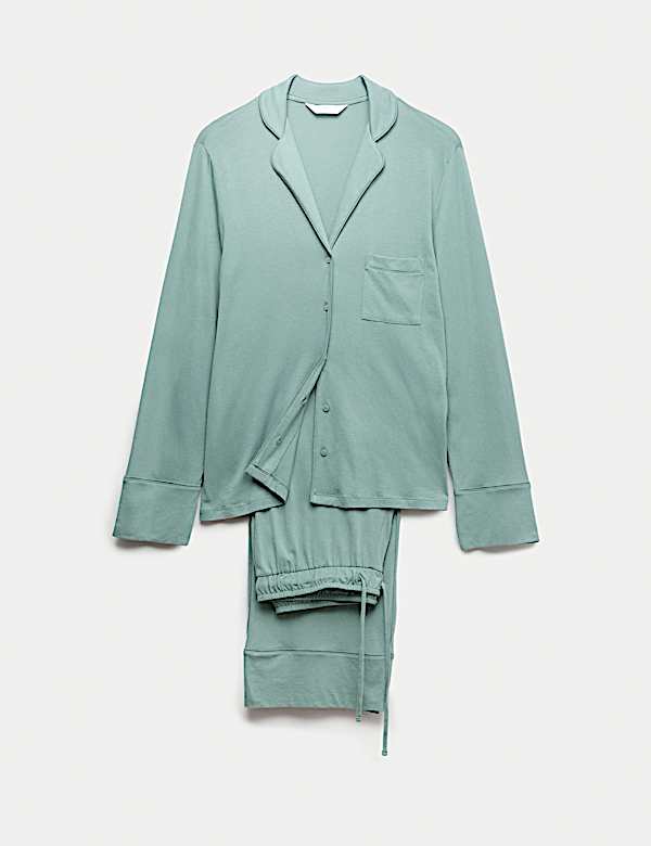 Cotton Modal Revere Pyjama Set - US