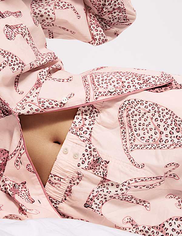 ANIMAL PRINT SLUB CAMBRIC LSLL REVERE