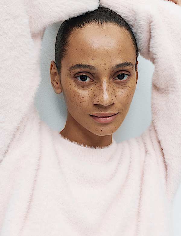 Ensemble pyjama en maille plumes - LU