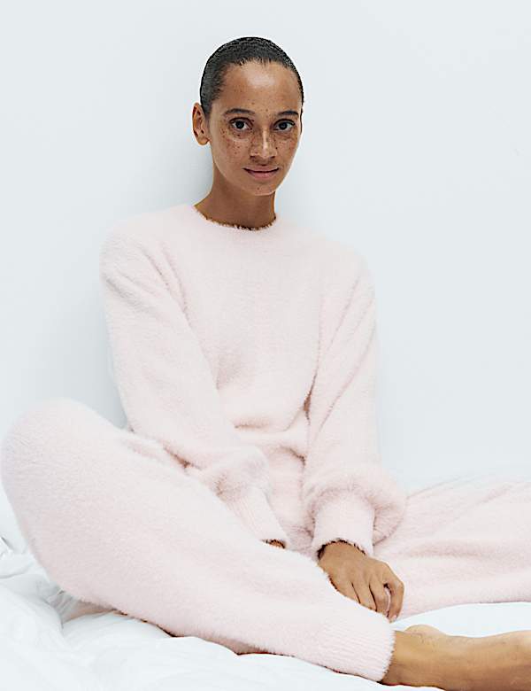 Ensemble pyjama en maille plumes - LU