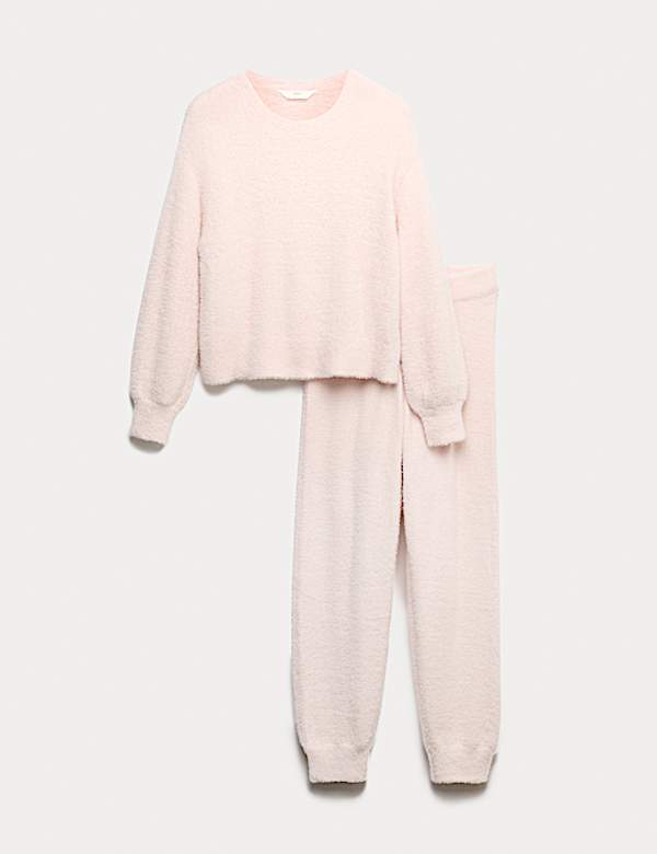 Ensemble pyjama en maille plumes - LU