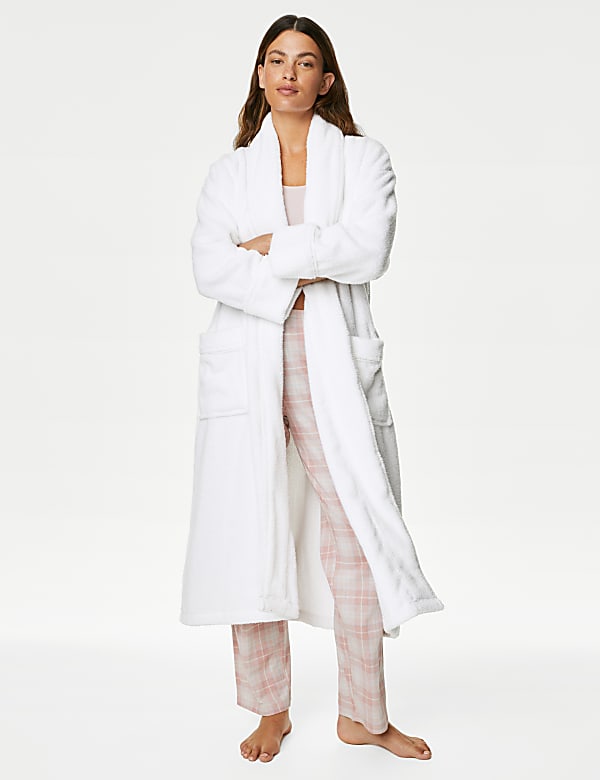 Robe de chambre 100&nbsp;% coton &eacute;ponge - LU