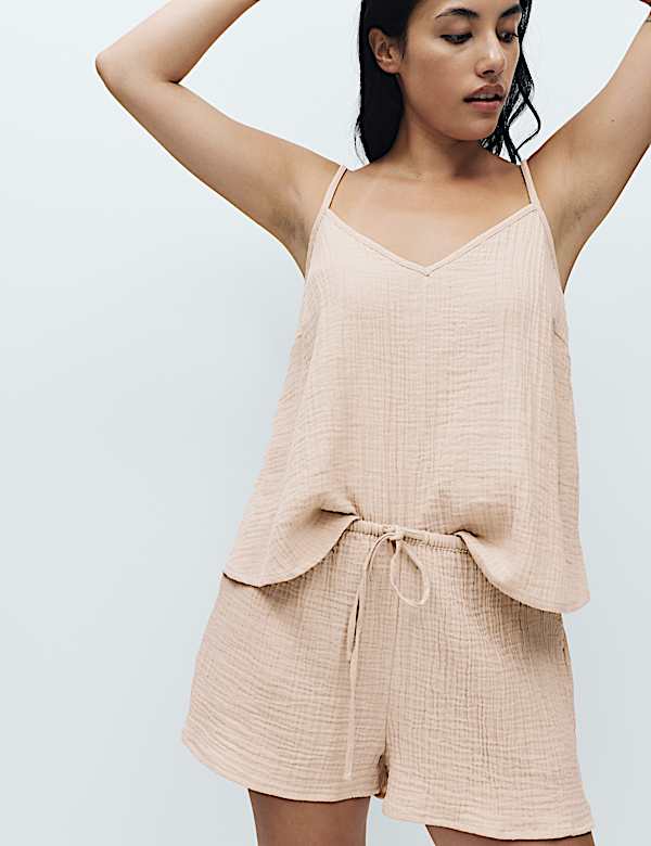Muslin Cami Shortie Pyjama Set