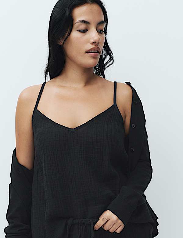 Muslin Cami Shortie Pyjama Set - AU