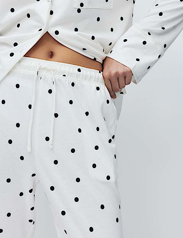 Cotton Modal Printed Revere Pyjama Set