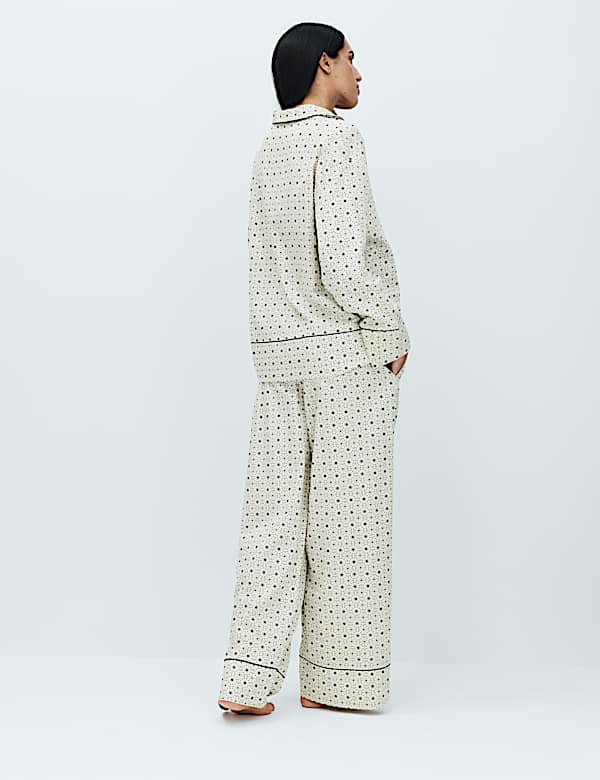 Pure Cotton Sateen Printed Pyjama Set