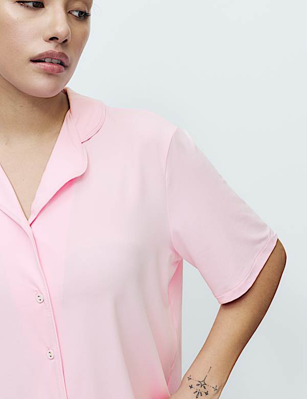 Lot de 2 ensembles shorts avec encolure &agrave; revers - BE