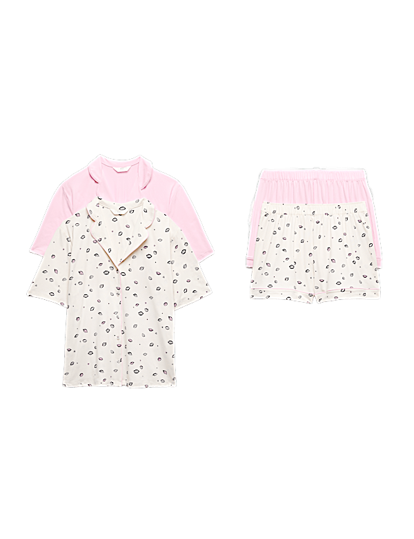 2 Pack Revere Collar Shortie Sets