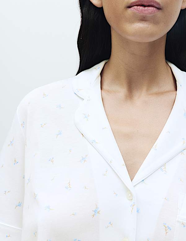 Conjunto corto Revere de algod&oacute;n modal estampado - ES