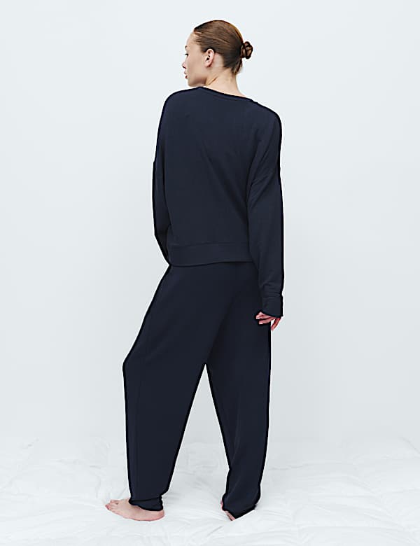 Flexifit&trade; Cuffed Leg Lounge Pyjama Set - HU