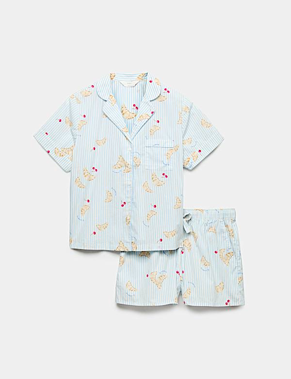 Pure Cotton Printed Shortie Set - AL