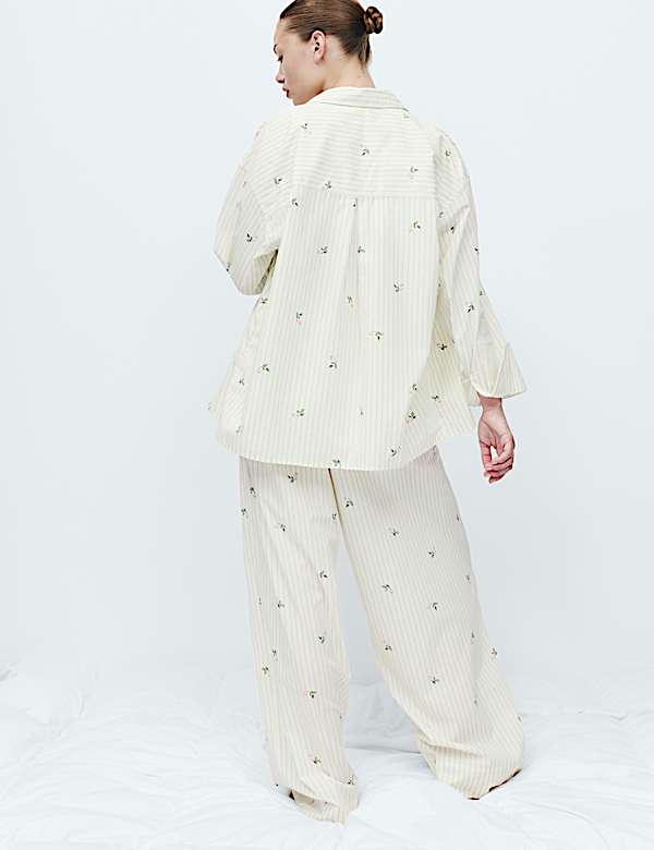 Pure Cotton Poplin Printed Pyjama Set - DK