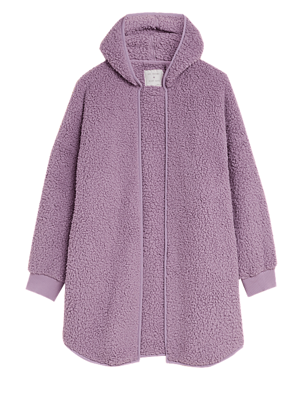 Teddy Borg Hooded Cardigan