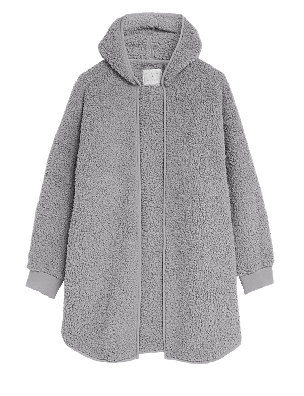 Teddy Borg Hooded Cardigan