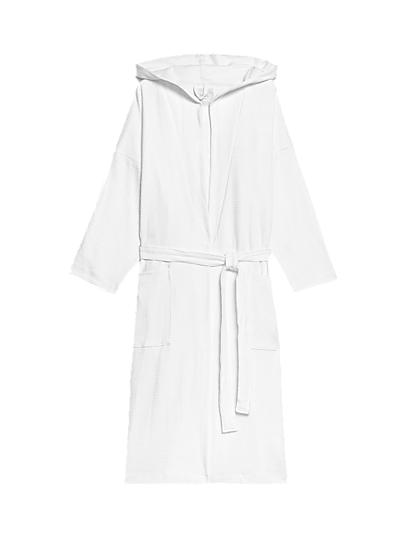 Buy Pure Cotton Jersey Waffle Dressing Gown at Marks Spencer