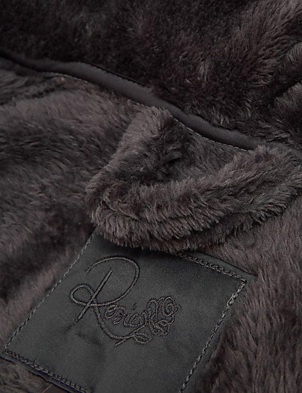 Fleece Hooded Dressing Gown