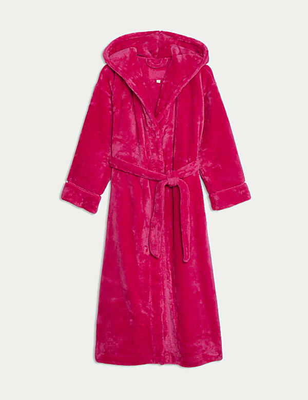Fleece Hooded Dressing Gown - SK