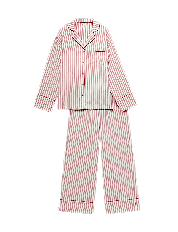 Pure Cotton Striped Christmas Family Pyjamas