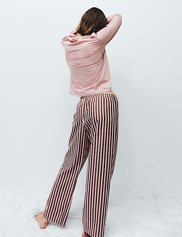 Pure Cotton Striped Pyjama Set - IT