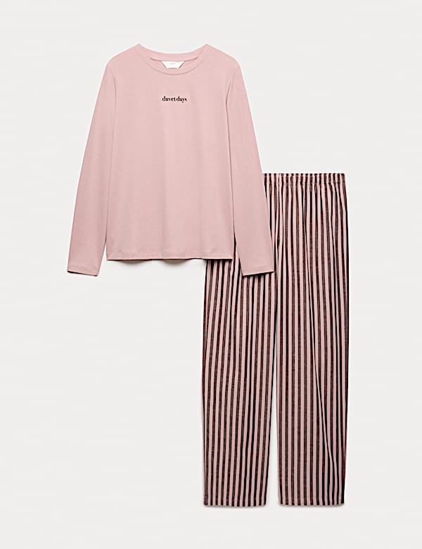 Pure Cotton Striped Pyjama Set - IT