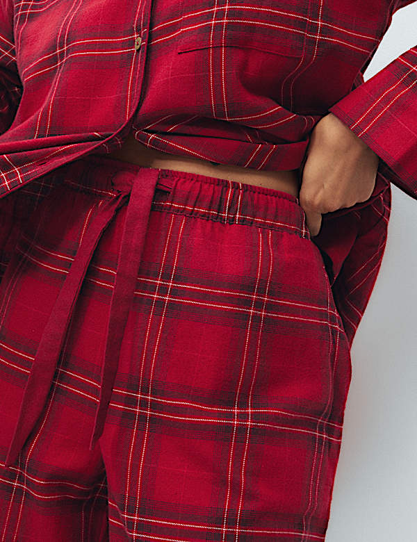 Pure Cotton Checked Matching Family Pyjama Set - AL