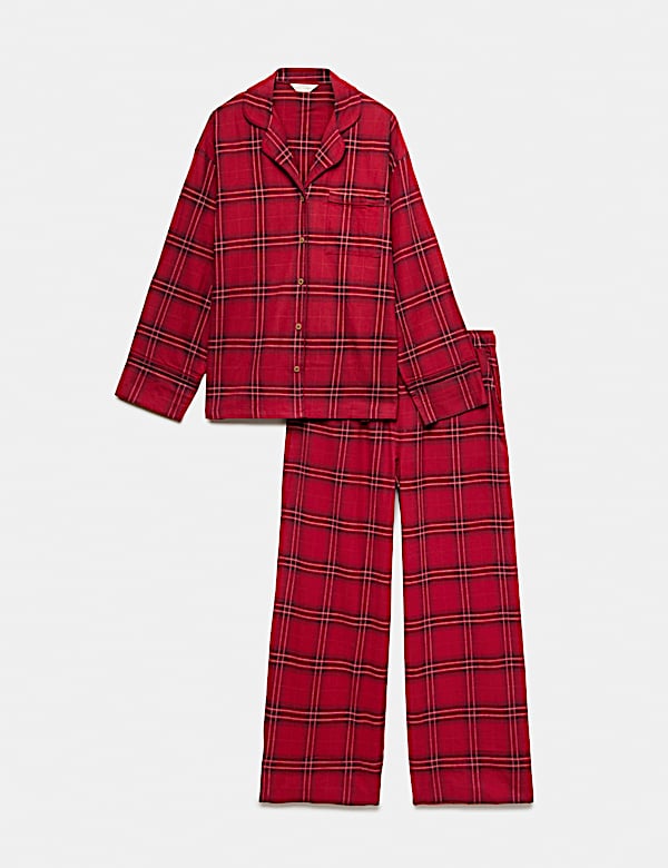 Pure Cotton Checked Matching Family Pyjama Set - AL