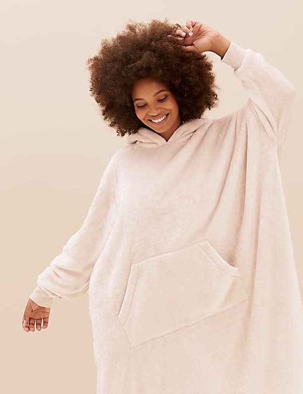 Buy Oversized Fleece Hoodie at Marks Spencer