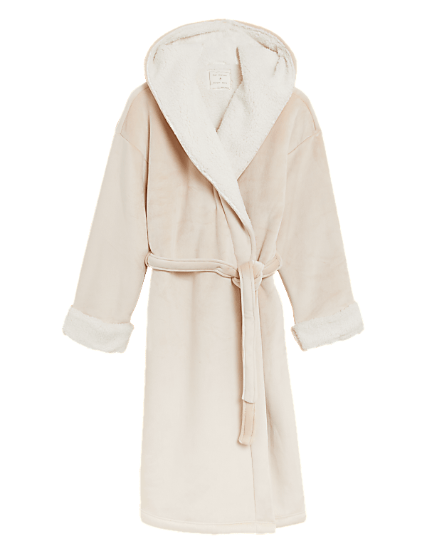 Premium Borg Lined Long Dressing Gown