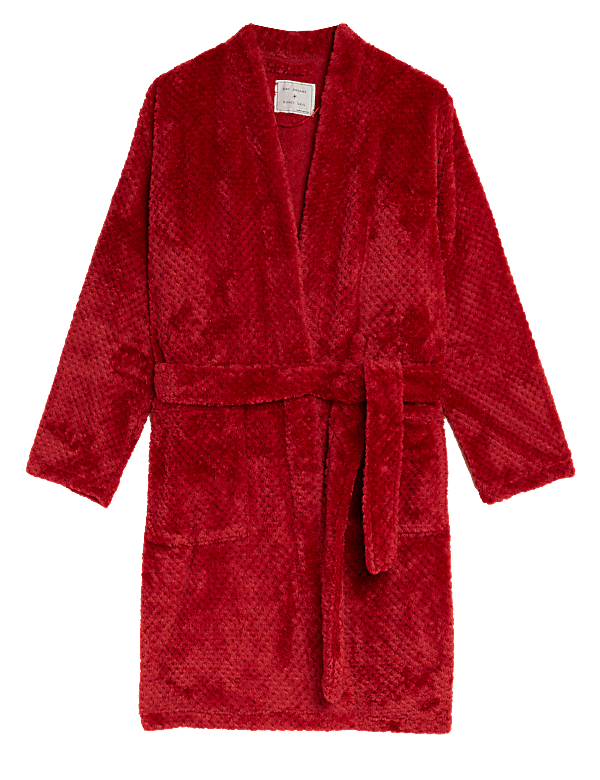 Fleece Short Dressing Gown