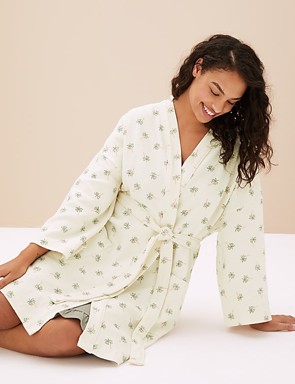 Marks and spencer waffle dressing gown clearance