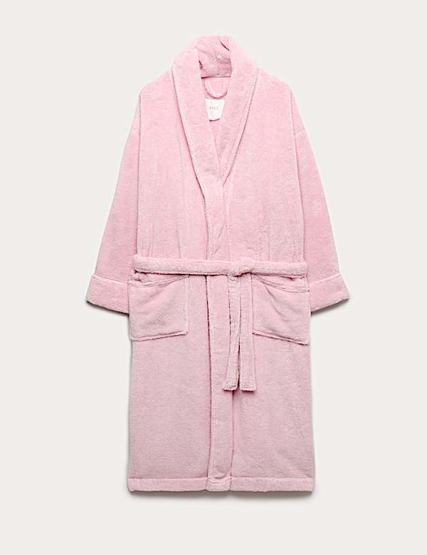 Pure Cotton Towelling Dressing Gown - SK