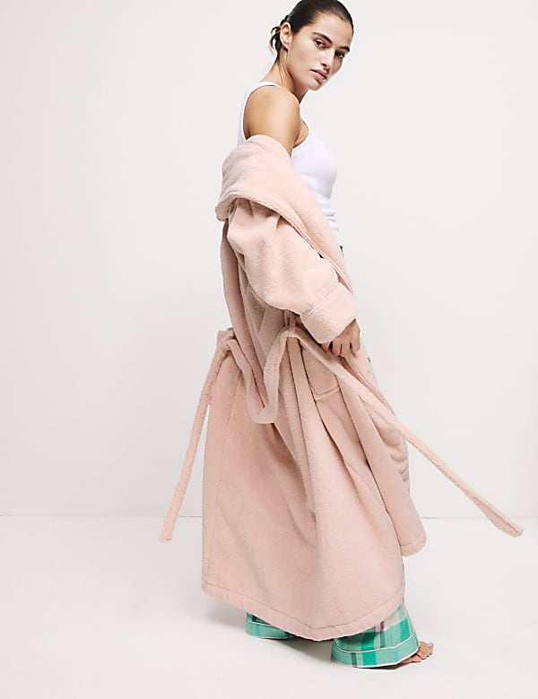 Pure Cotton Towelling Dressing Gown