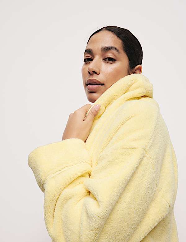 Pure Cotton Towelling Dressing Gown - IT