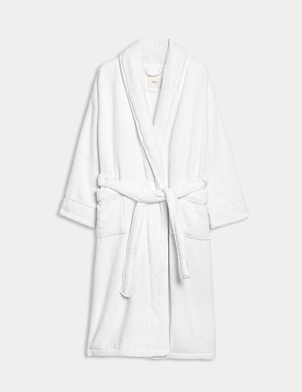 Pure Cotton Towelling Dressing Gown - JP