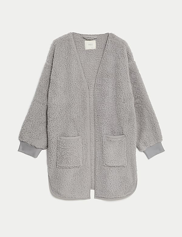 Teddy Fleece Dressing Gown - GR