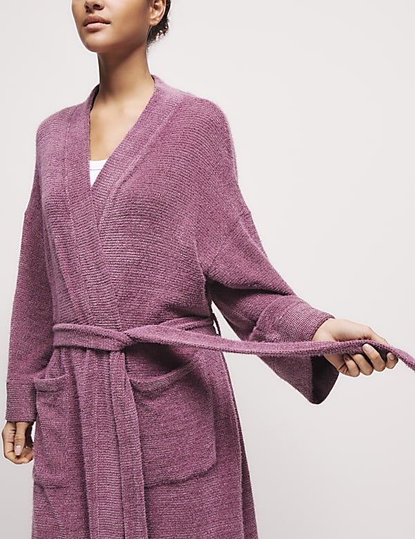 Body Soft Feather Knit Dressing Gown - EE