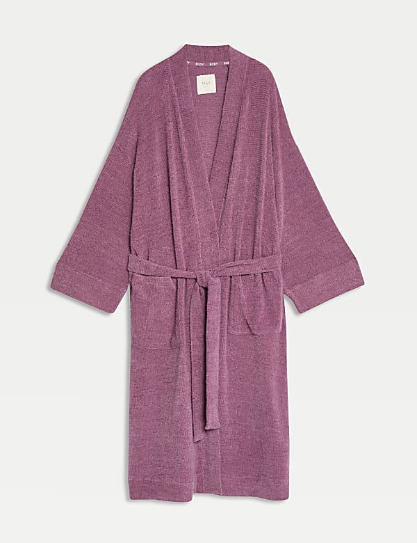 Body Soft Feather Knit Dressing Gown - EE
