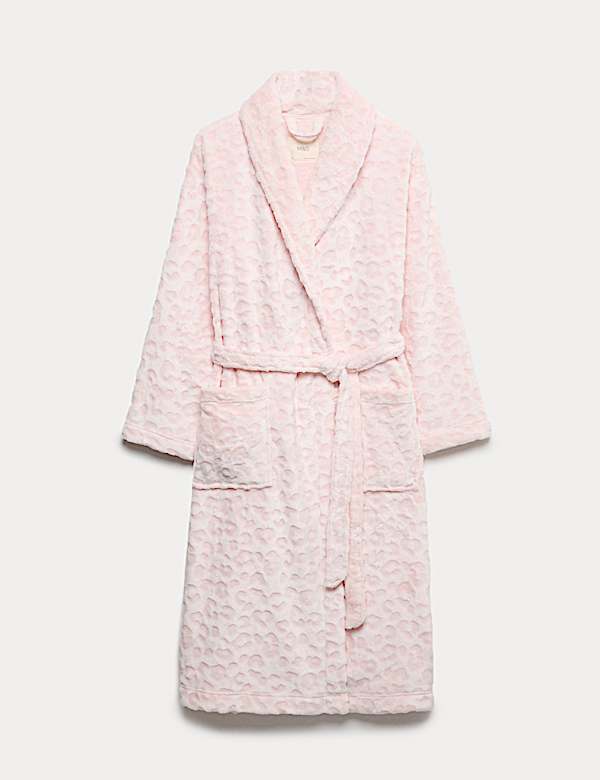 Animal Print Shimmer Dressing Gown - US